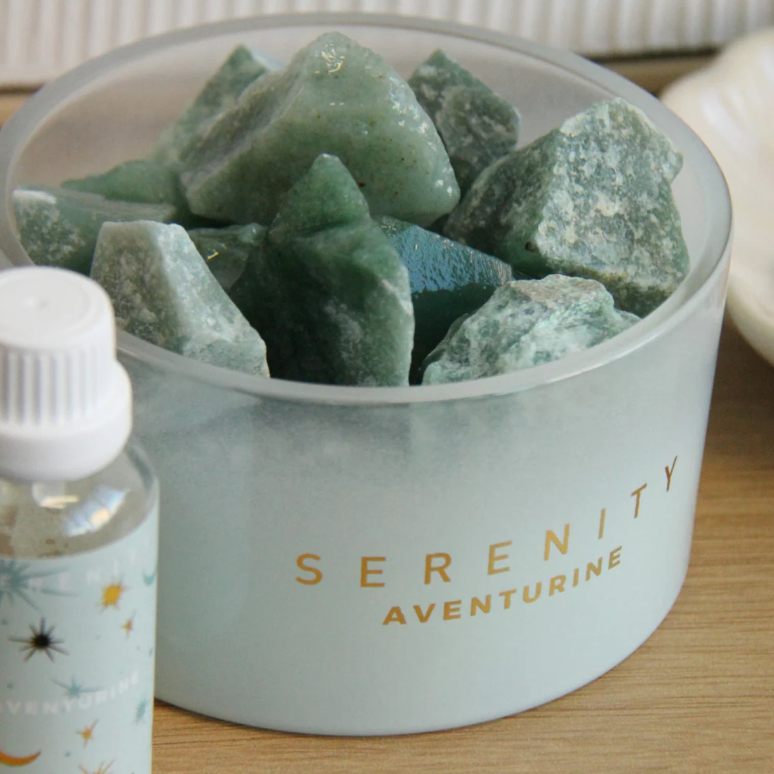 Serenity Crystal Range by Home Fragrance Co: Aventurine – The Stone of Abundance