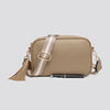 Nancy Taupe Crossbody Bag with Strap