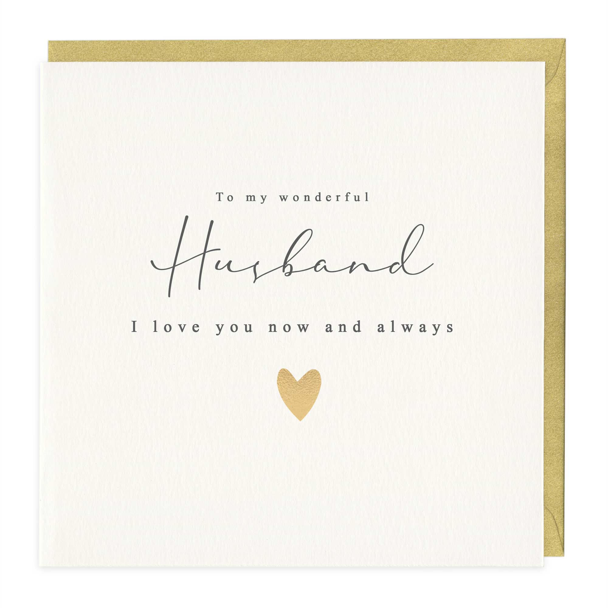 Whistlefish - Husband Simple Heart Card