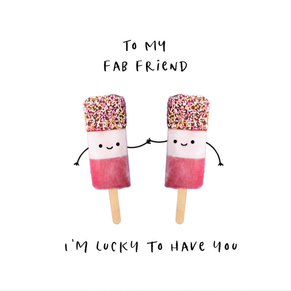 Petimo - Better Together Fab Friend Lucky To Have You Card