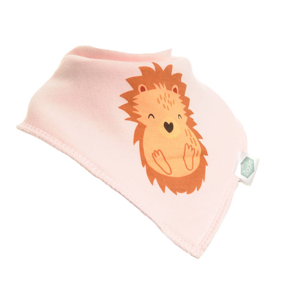Ziggle Baby - Hedgehog bib