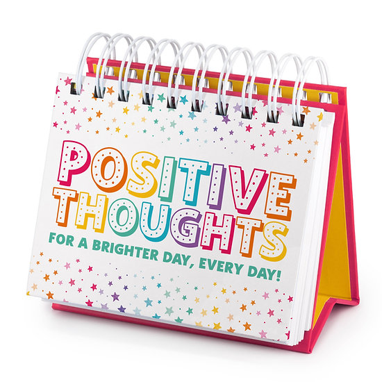 Positive Thoughts Desk Flip Chart
