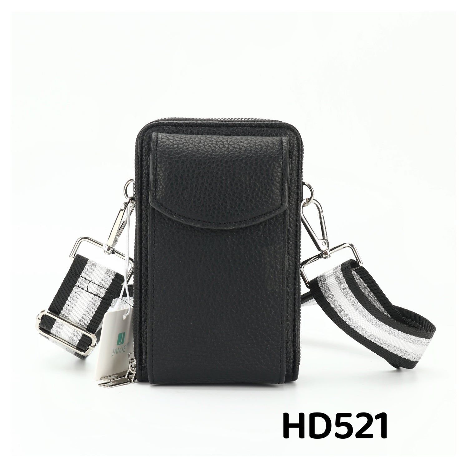 Helena Cross Body Phone Bag - Black