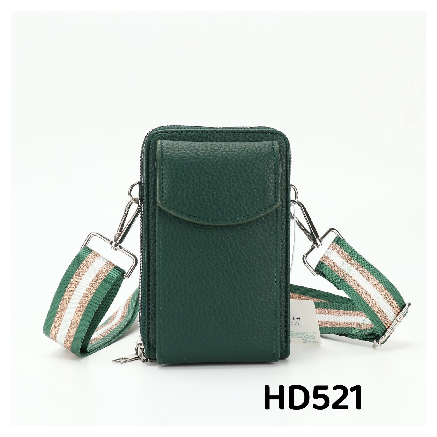 Helena Cross Body Phone Bag - Green