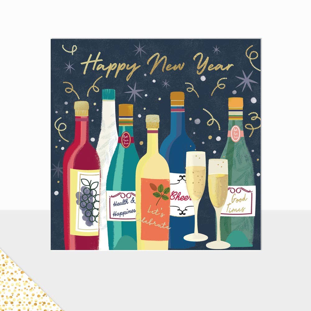 Wonderland Happy New Year Card