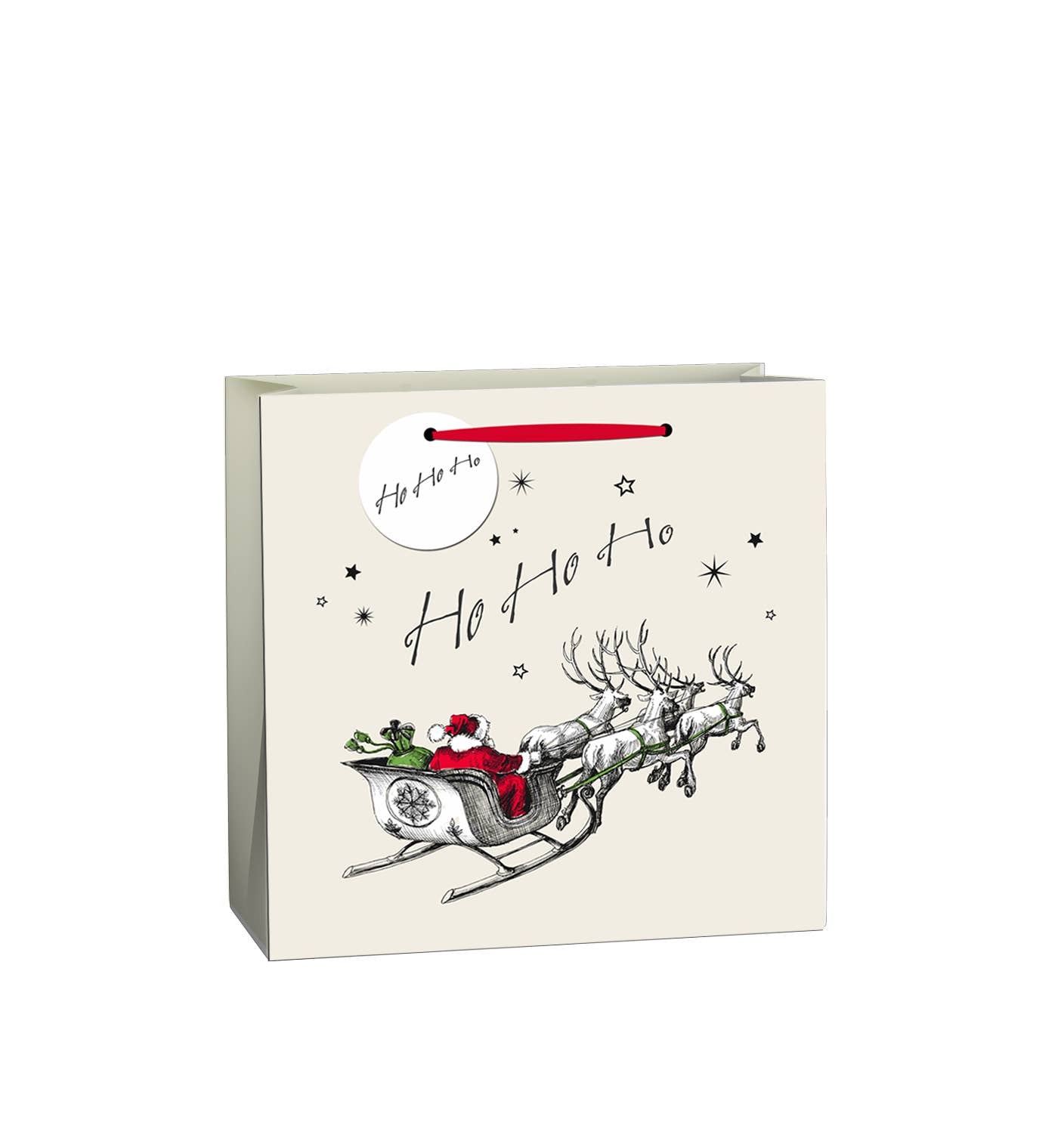 The Unique Paper Company - Eco-friendly FSC™ sustainable Vintage Christmas Gift Bags: Large