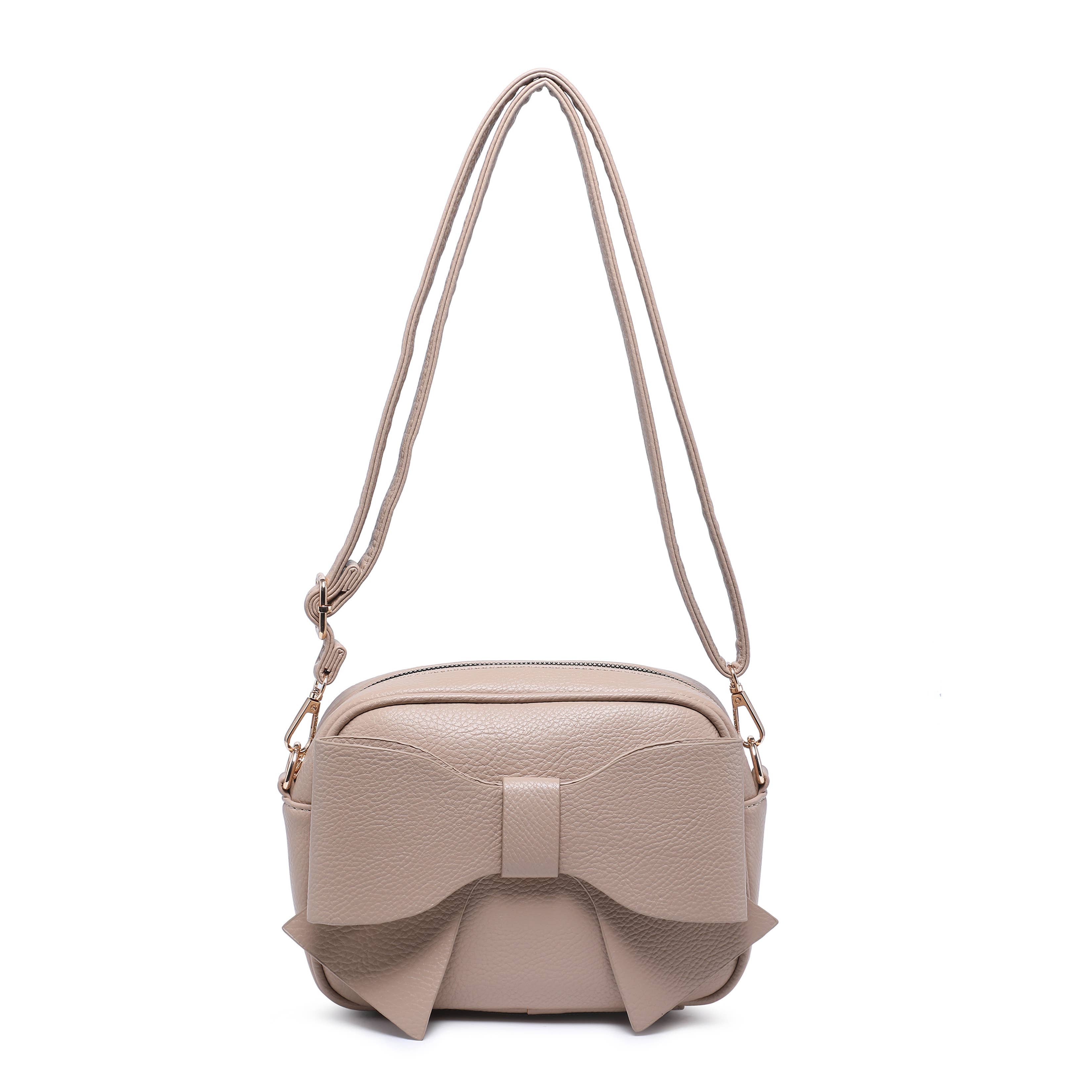 Beau Pink Crossbody Bow Bag