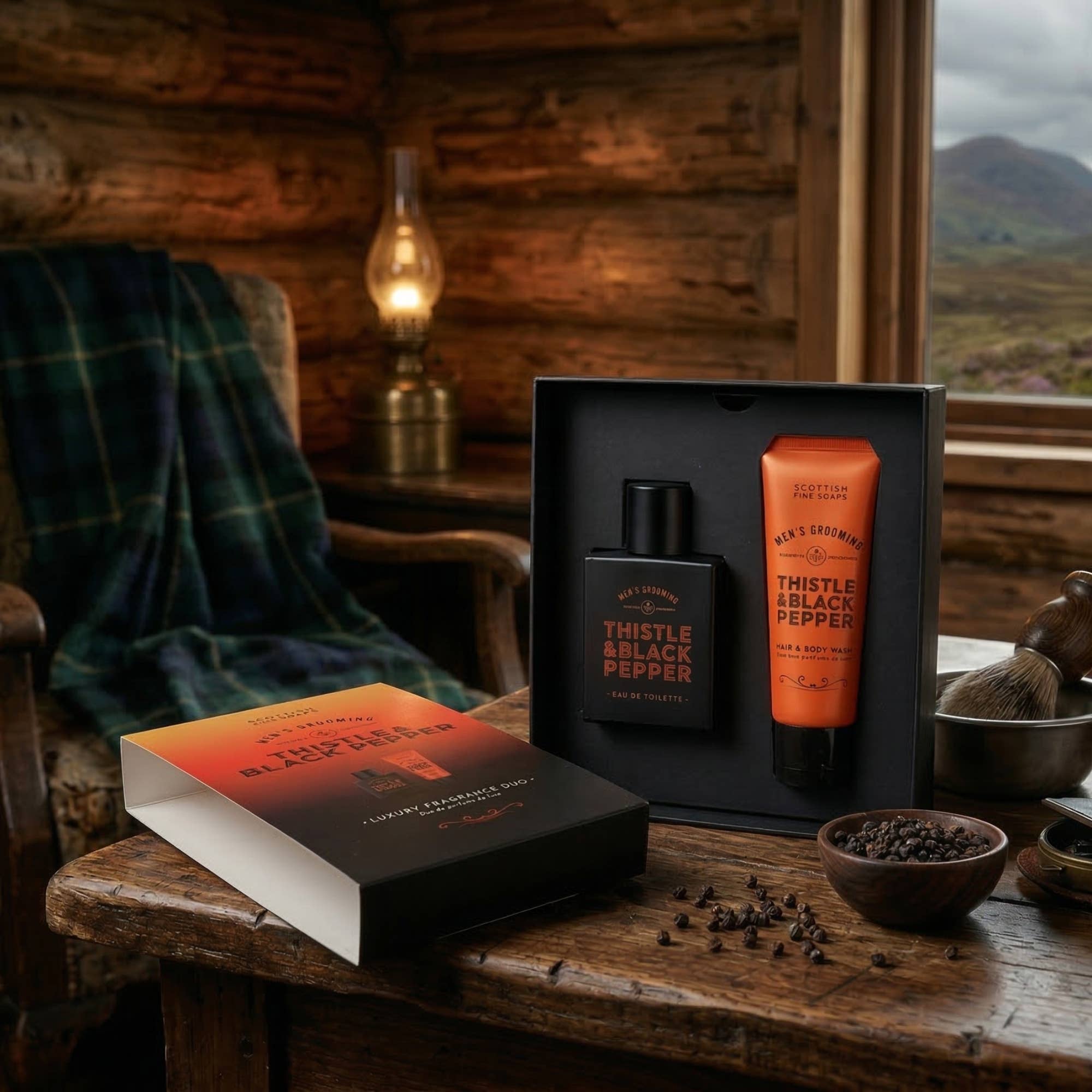 Scottish Fine Soaps - Thistle & Black Pepper Luxury Fragrance Duo