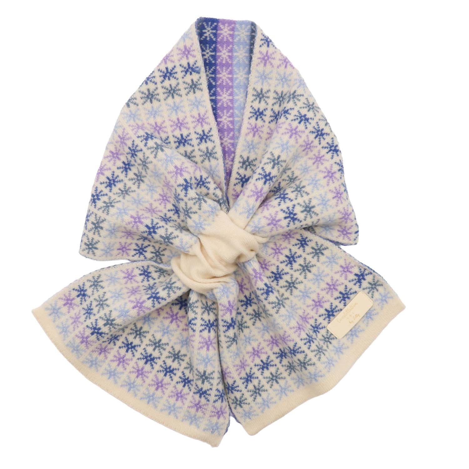 Zelly Pull Thru Scarf Stars Blue