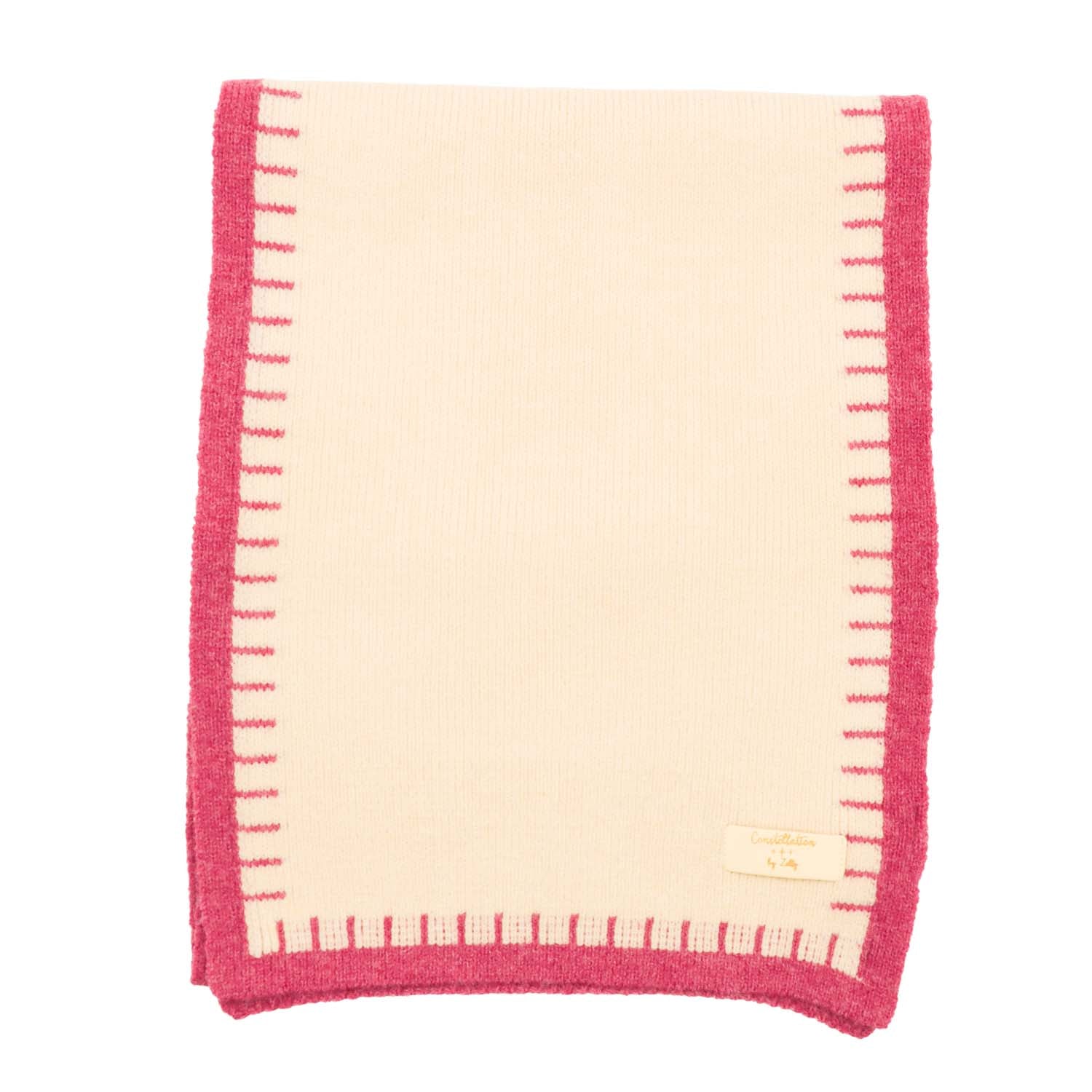 Zelly Detailed Edge Scarf Pink