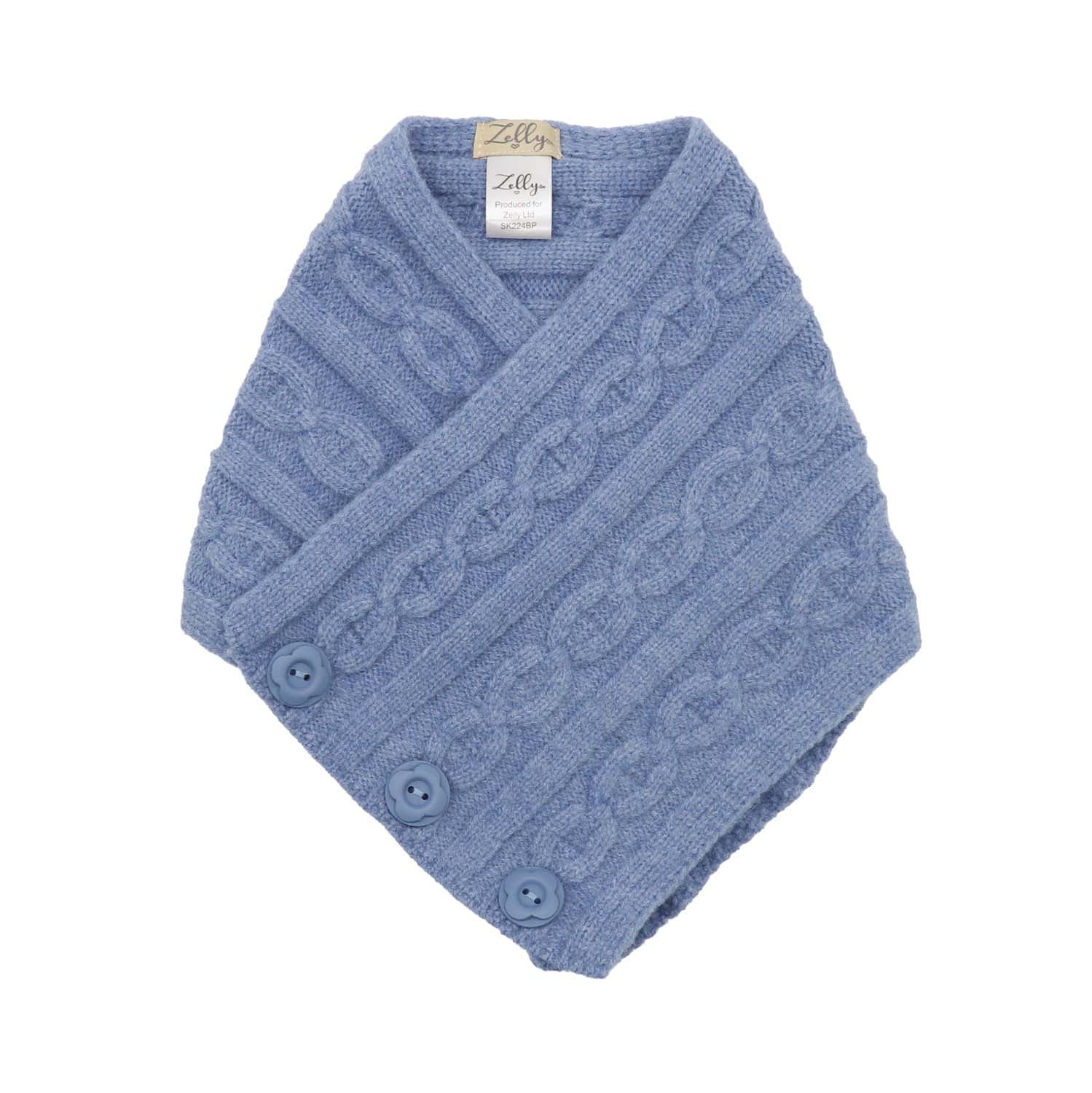 Zelly Button Tippet Blue