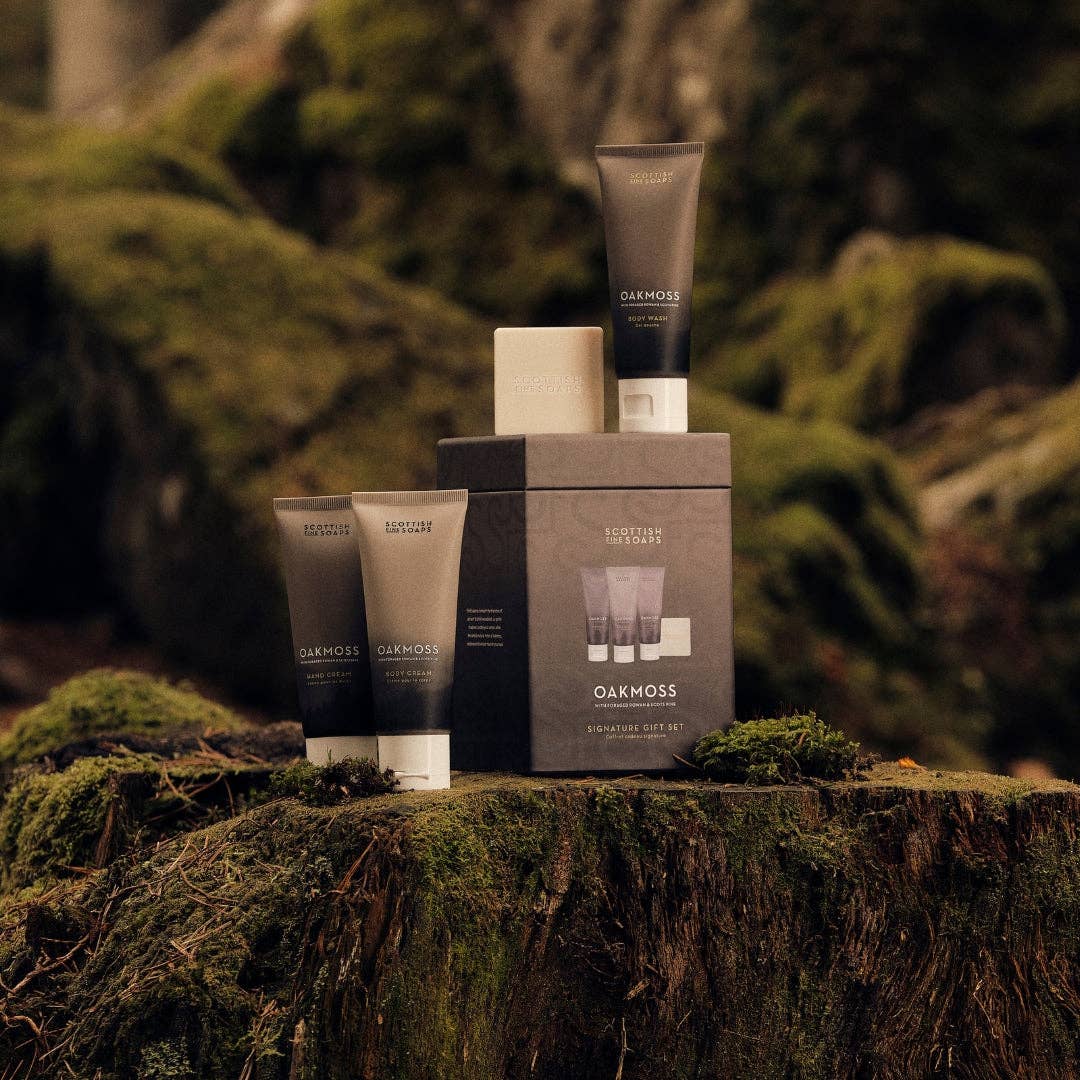 Scottish Fine Soaps - Oakmoss Signature Gift Set