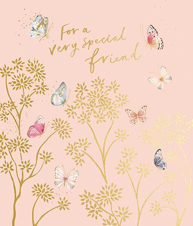 Cosmopolitan Special Friend Butterflies Birthday Card