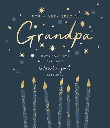 Reflections Grandpa Birthday Card