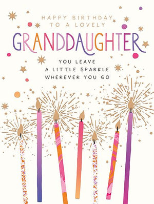 Pick 'N' Mix Lovely Granddaughter Birthday Card - More Than Just a Gift | Narborough Hall