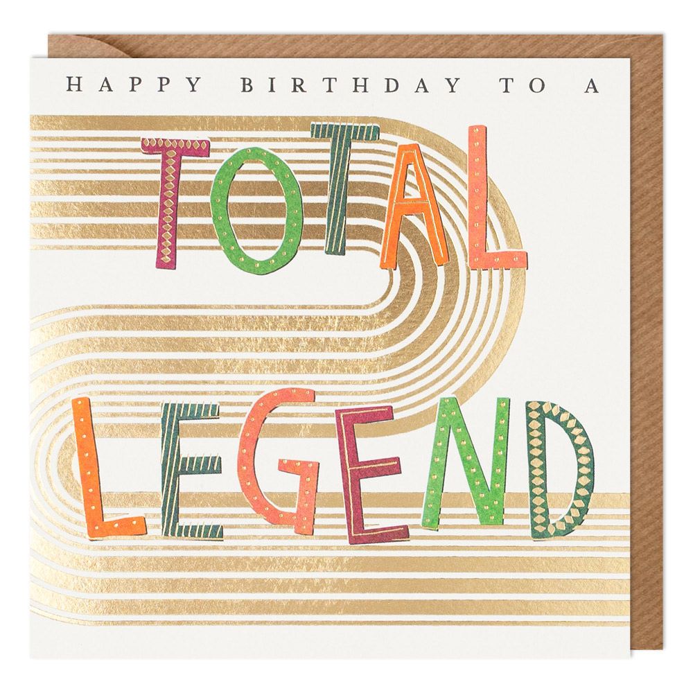 Hudson Total Legend Birthday Card
