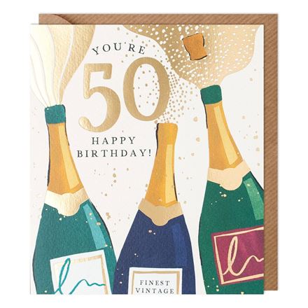 Hudson You're 50 Birthday Card