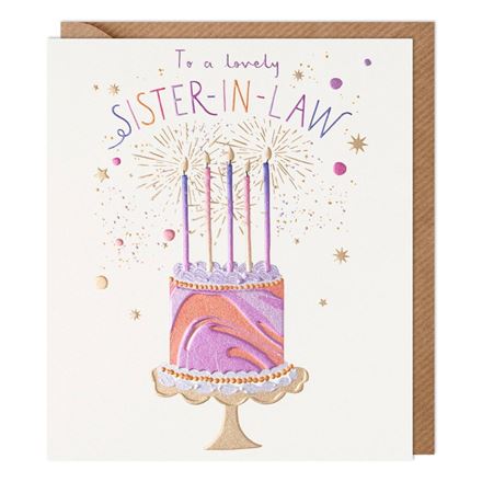 Pick 'N' Mix Lovely Sister-in -Law Birthday Card