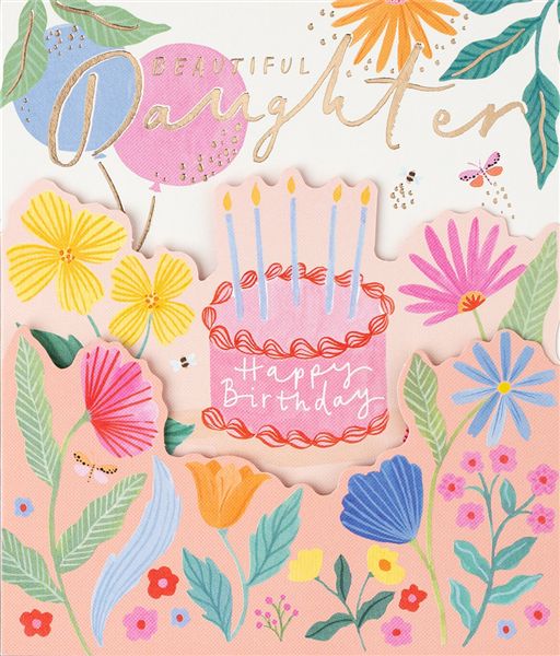 Reflections Beautiful Daughter Birthday Card
