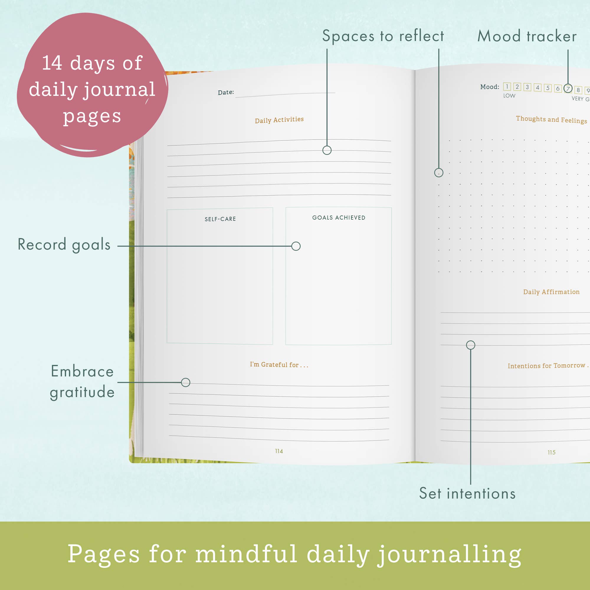 FROM YOU TO ME Meaningful Gifts - Pause Wellbeing Journal | Mindful Journal | Daily Journal