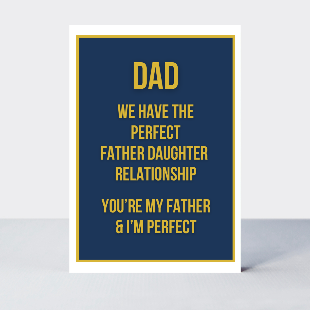 Petimo Not Too Much Dad Daughter Relationship Dad Card - More Than Just a Gift | Narborough Hall