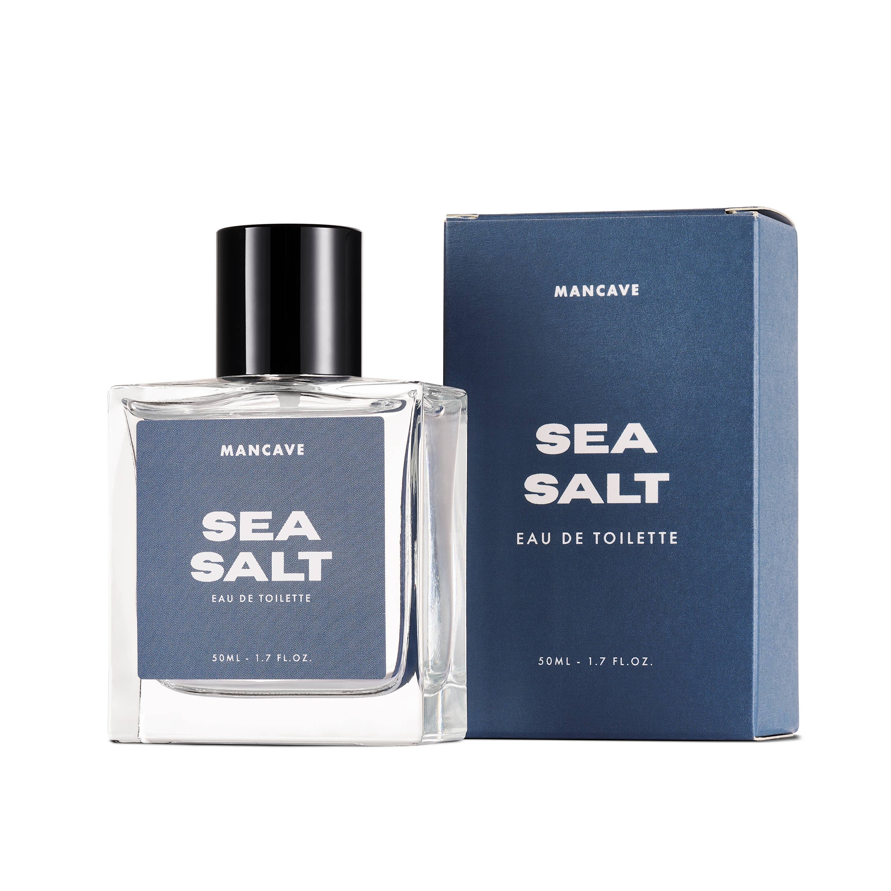 ManCave - Mens Premium Fragrance Set, Sea Salt, Mens Gifts, Gift Set