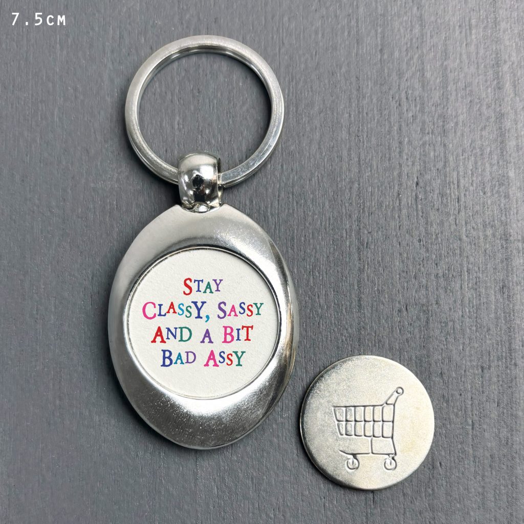 East of India Sassy, Classy & Bad Assy Keyring