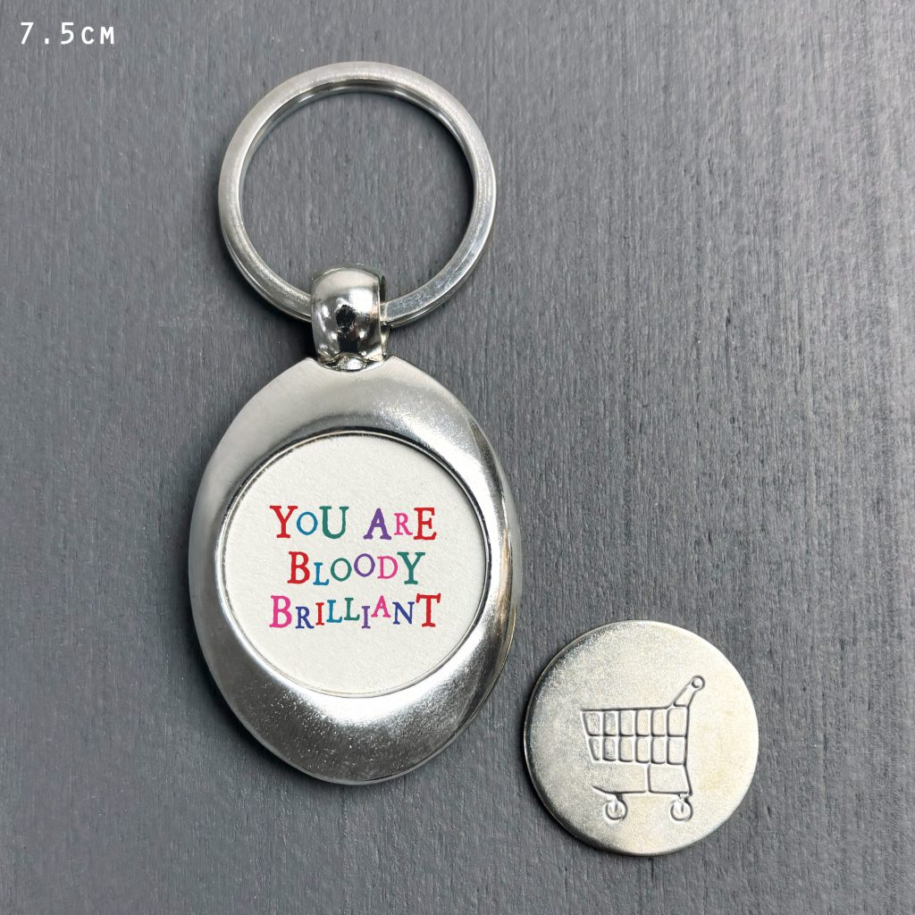 East of India Bloody Brilliant Keyring