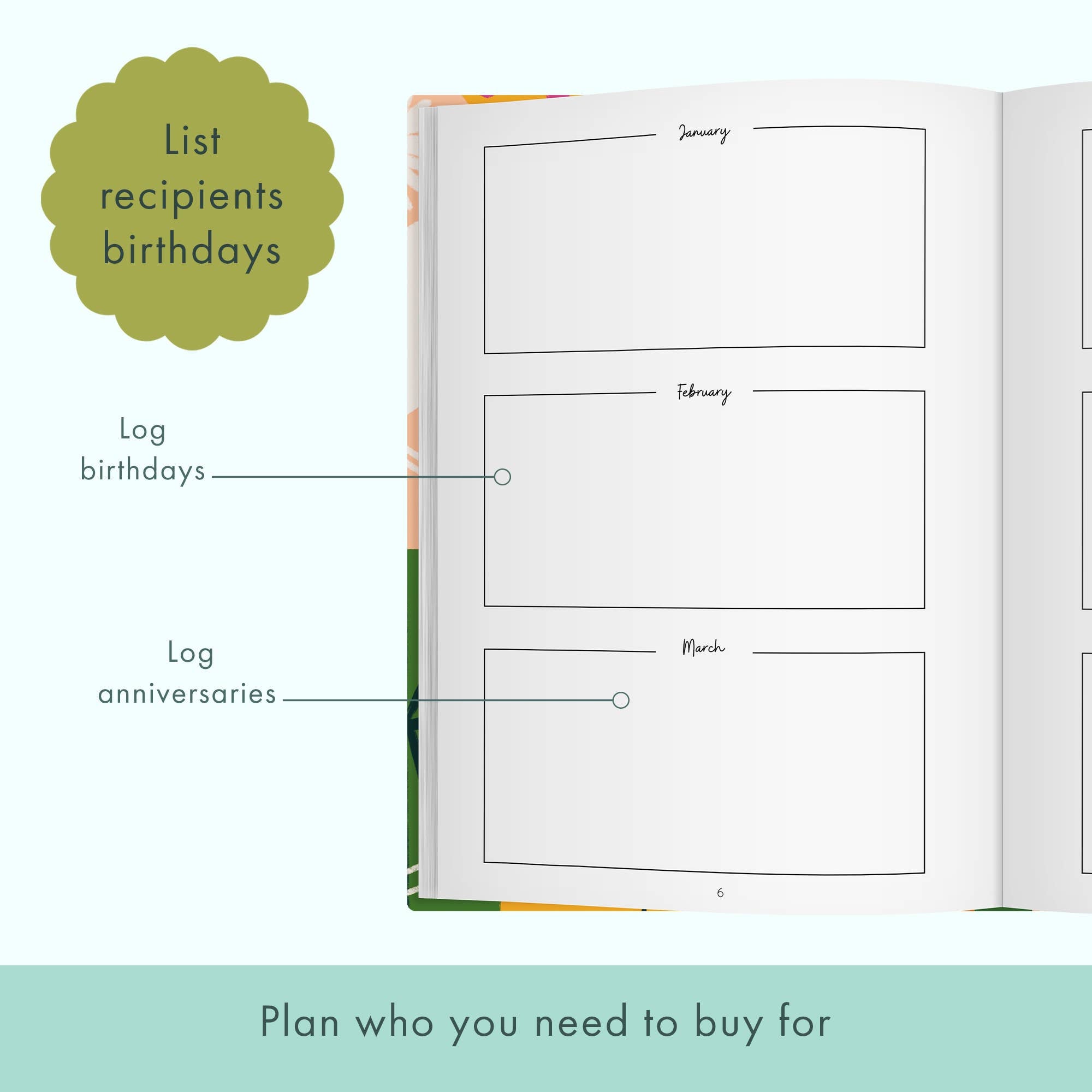 FROM YOU TO ME Meaningful Gifts - The Present Planner - A journal for those who love gifting