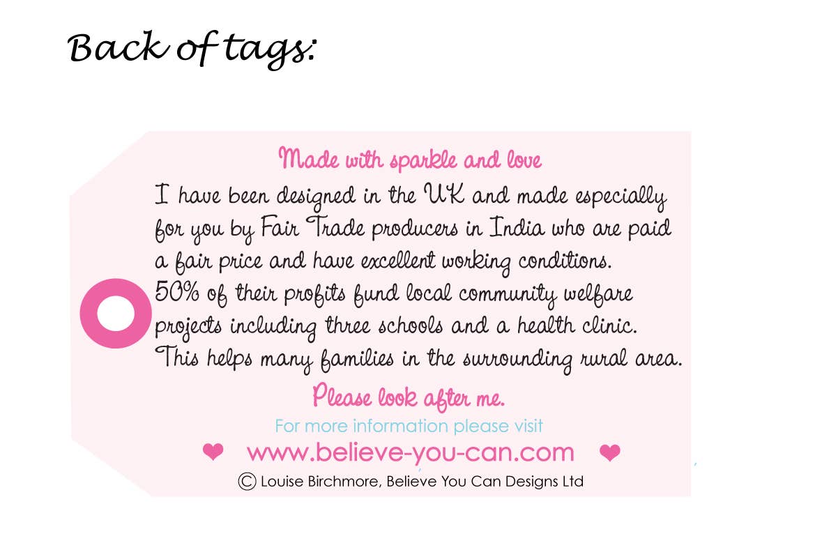 Believe You Can - 'Birthday Fairy' Hanging Keepsake Fair Trade Gift