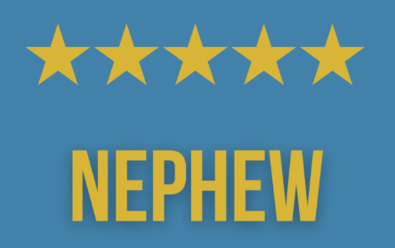 Petimo Not Too Much Five Star Nephew Card - More Than Just a Gift | Narborough Hall