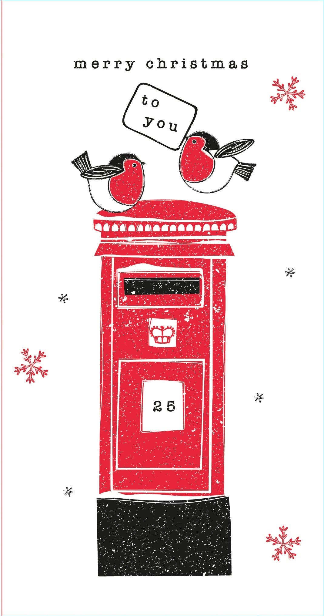 Belly Button Designs - Woodcut Post Box