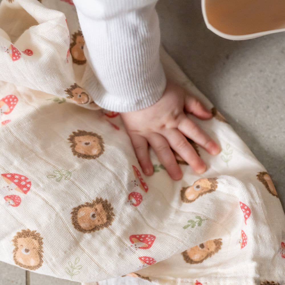 Ziggle Baby - Woodland Muslin Set: Red|White