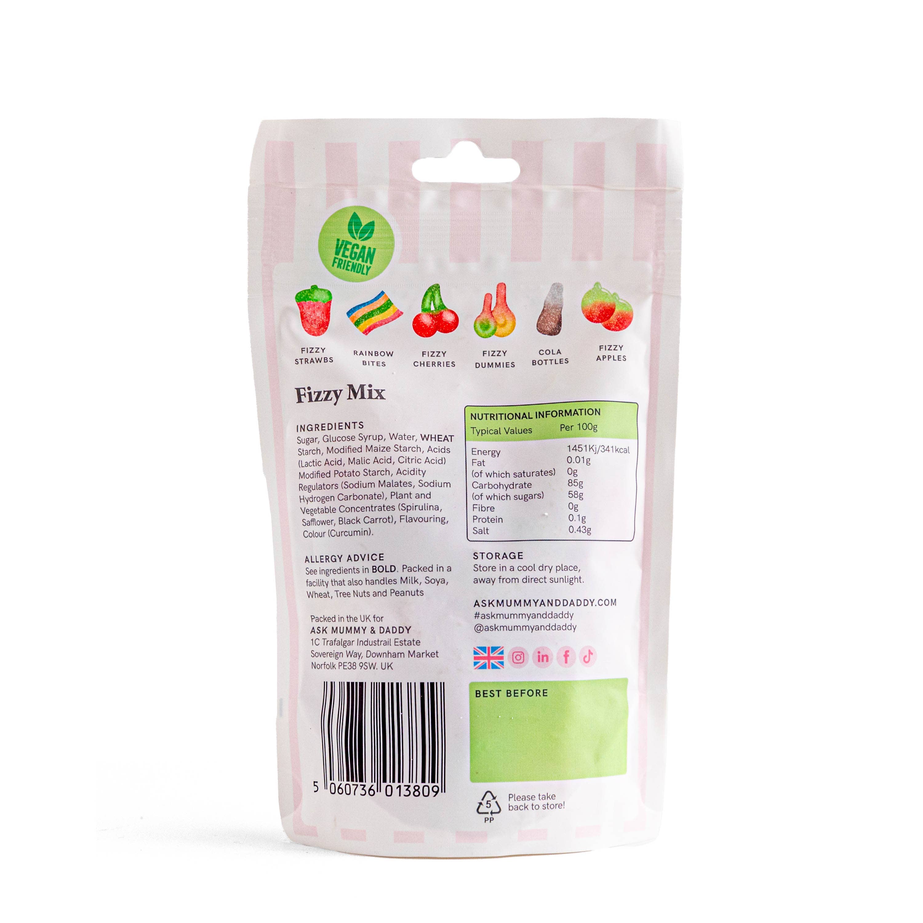 Ask Mummy & Daddy - Fizzy Mix! Pouch