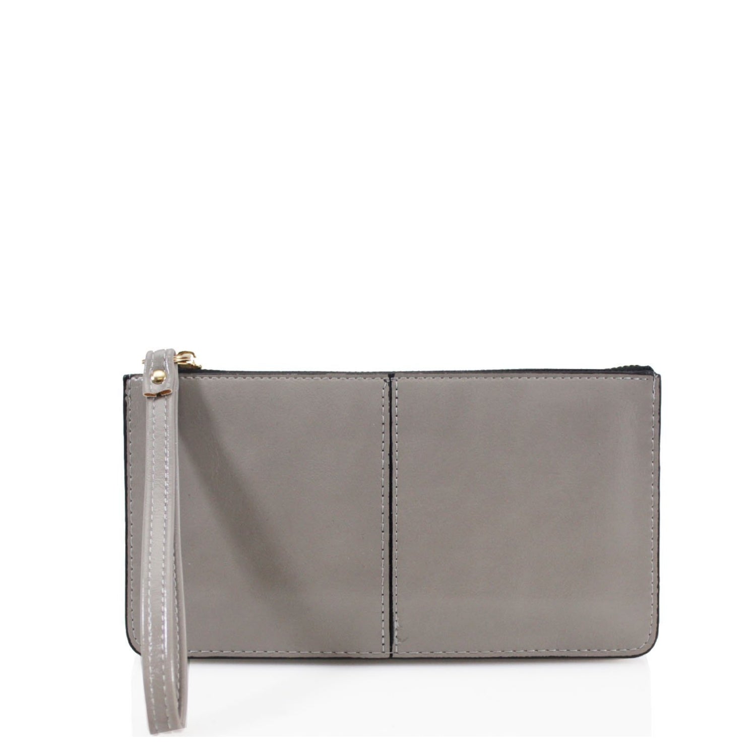Adeline Wristlet Purse - Light Grey