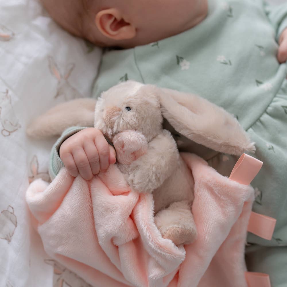 Ziggle Baby - Beige Bunny Plush Comforter Blanket