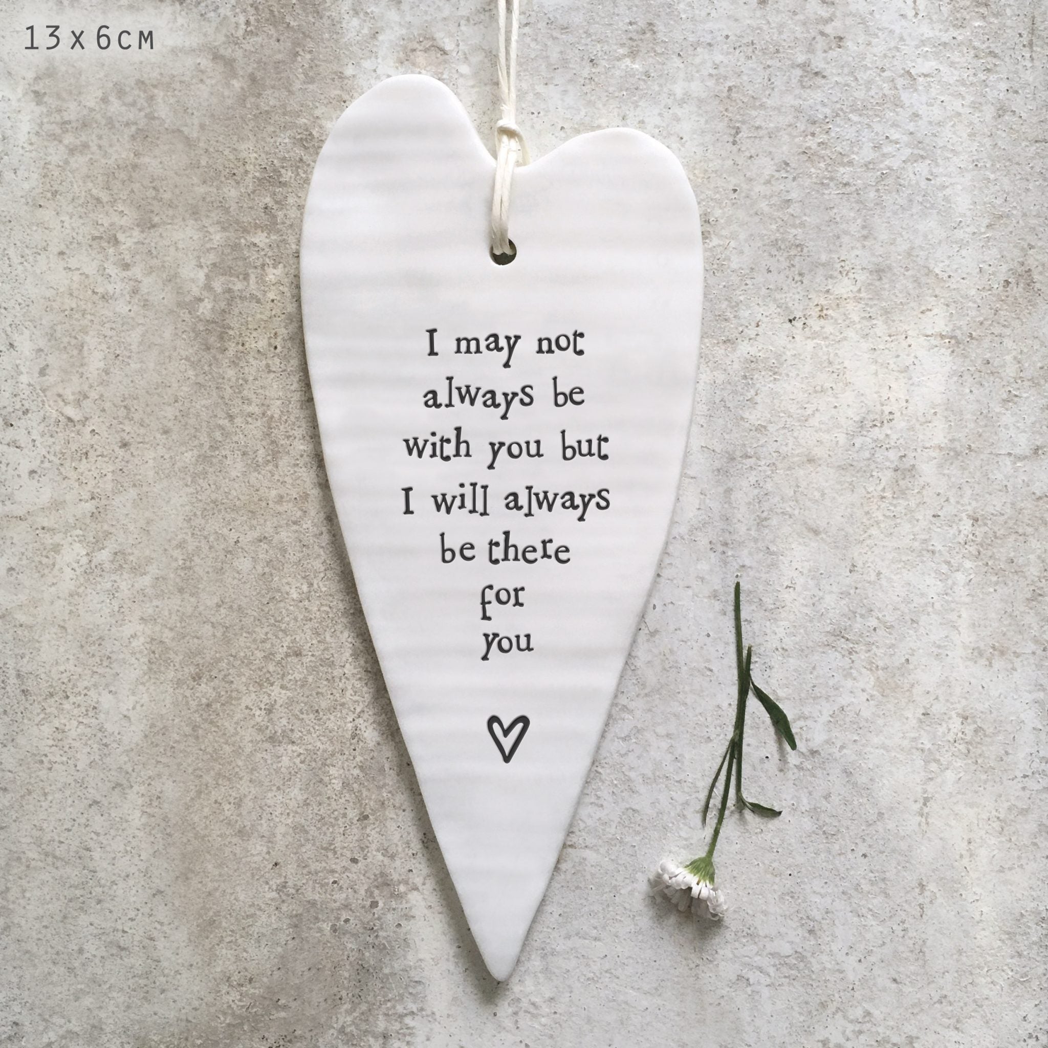 East of India May Not Always Be With You Long Hanging Heart