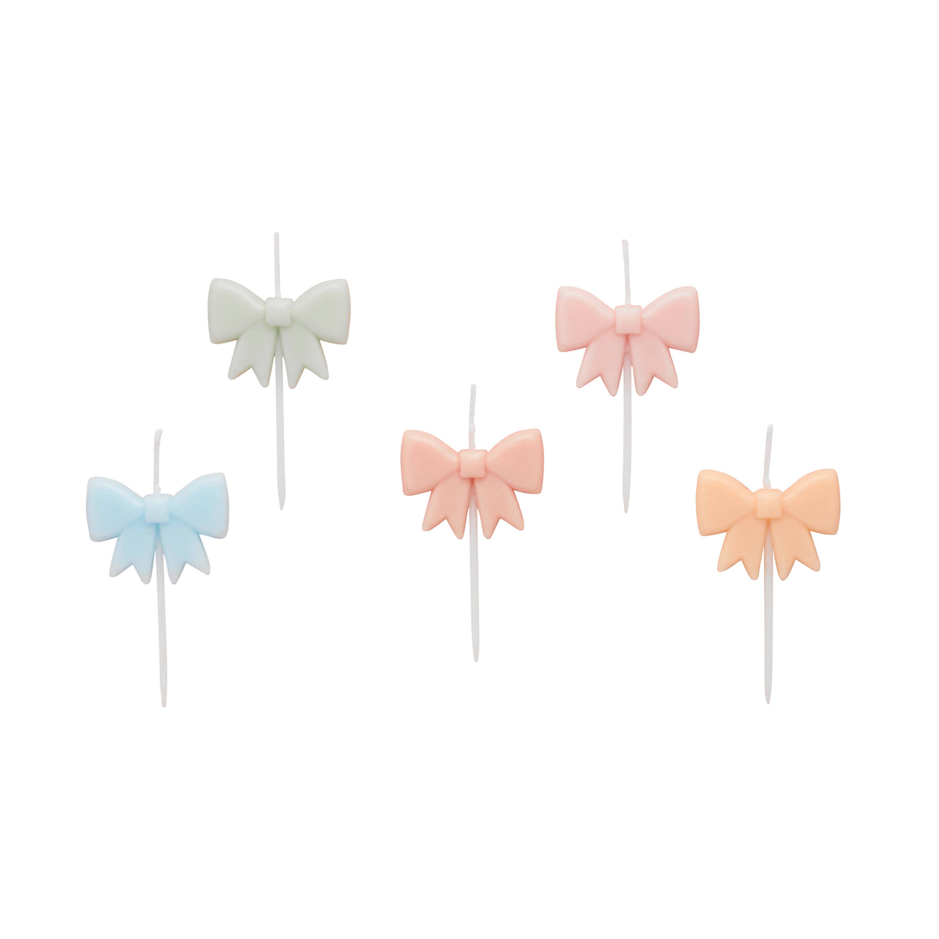 Hootyballoo - Pastel Bow Candles - Pack of 5