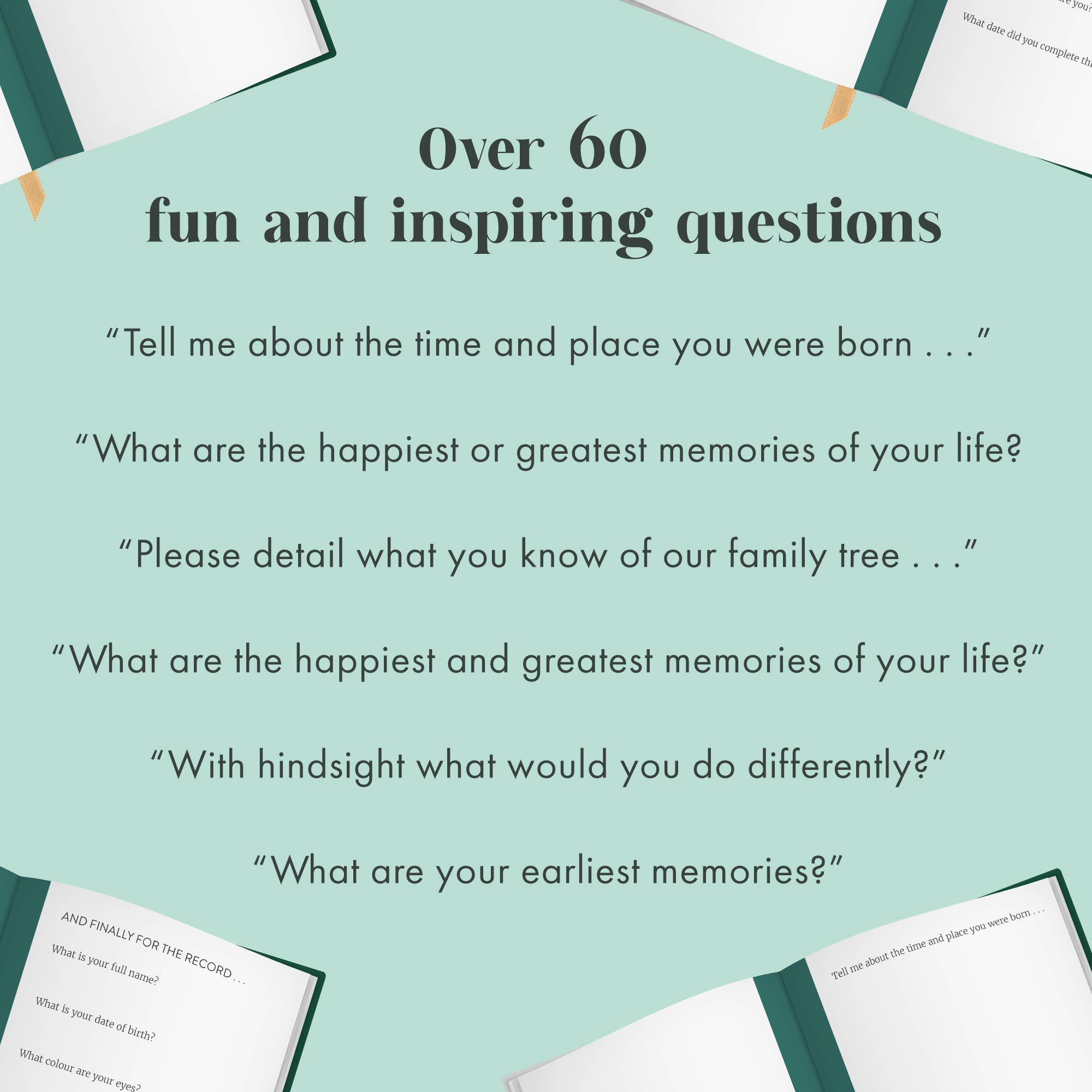 FROM YOU TO ME Meaningful Gifts - Dear Grandad Memory Journal | Guided Keepsake Gift