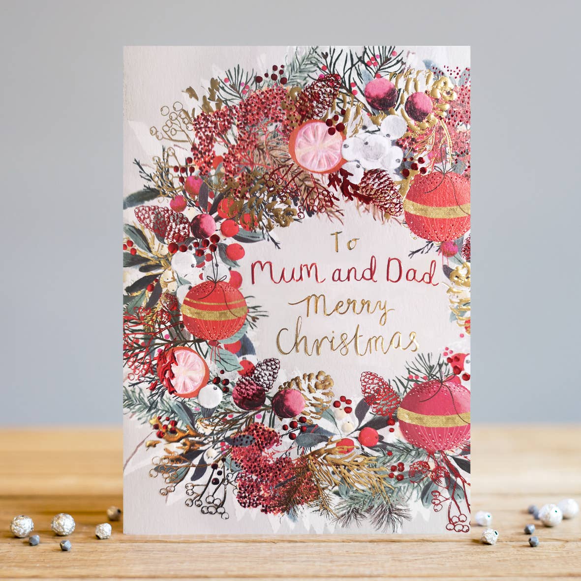 Louise Tiler - Mum And Dad Christmas Card