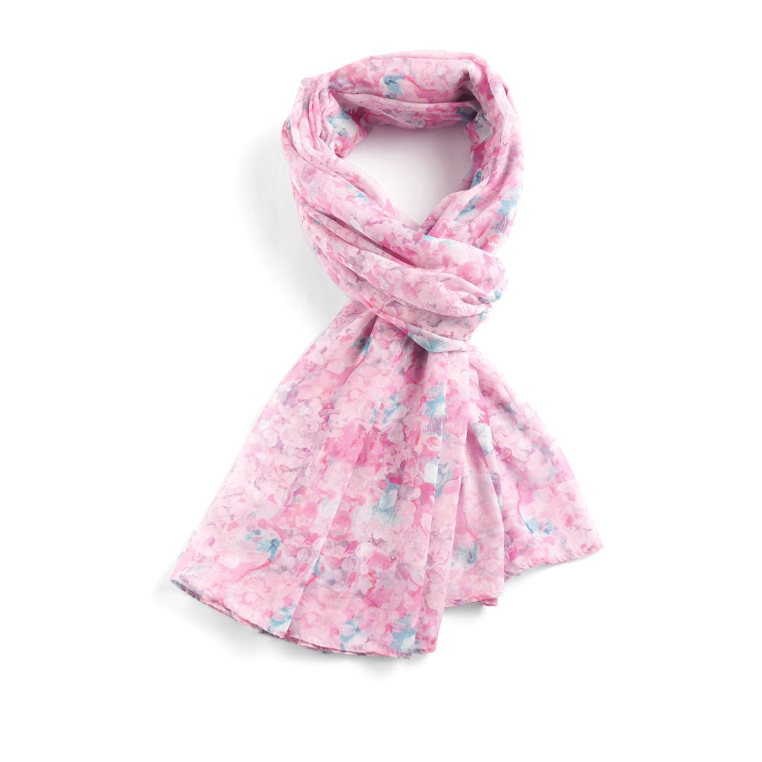 Spring Flowers Scarf - Pink
