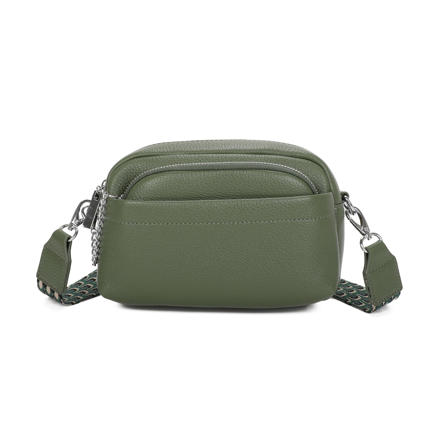 Juniper Cross Body Bag with Pouch - Green