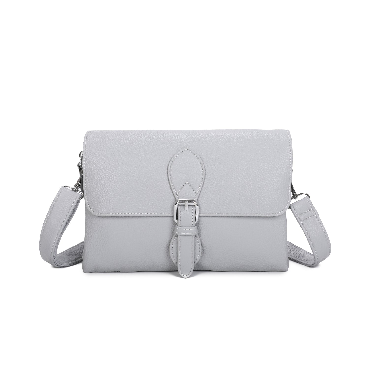 Florence Satchel Cross Body Bag - Grey
