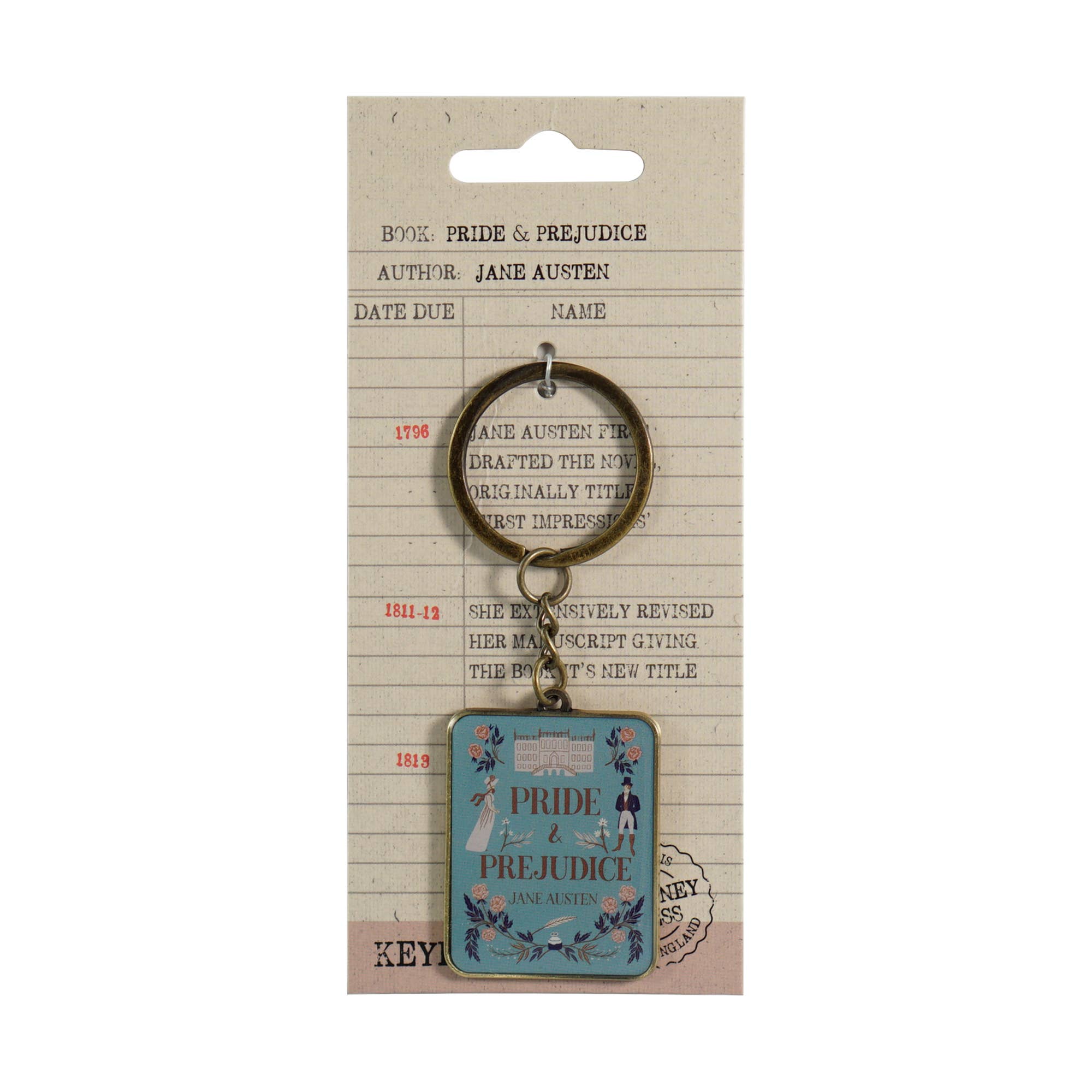 Half Moon Bay - Keyring Metal - Pulteney Press (Pride & Prejudice)