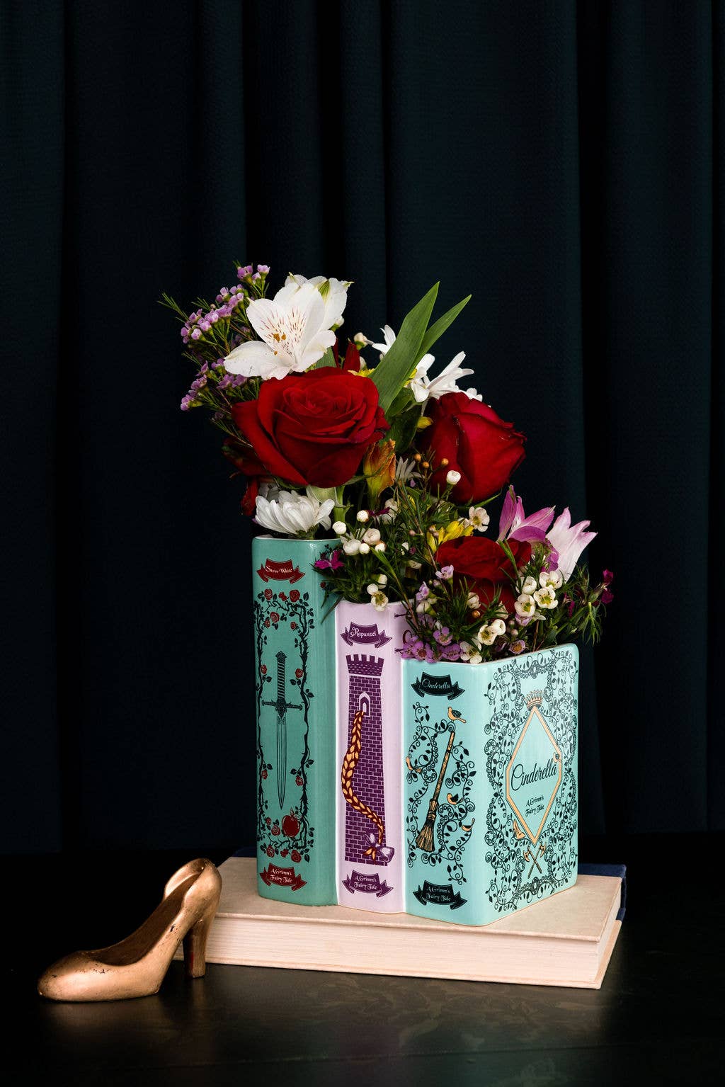 Steel Mill & Co UK - Triple Book Vase, Grimm's Fairy Tales