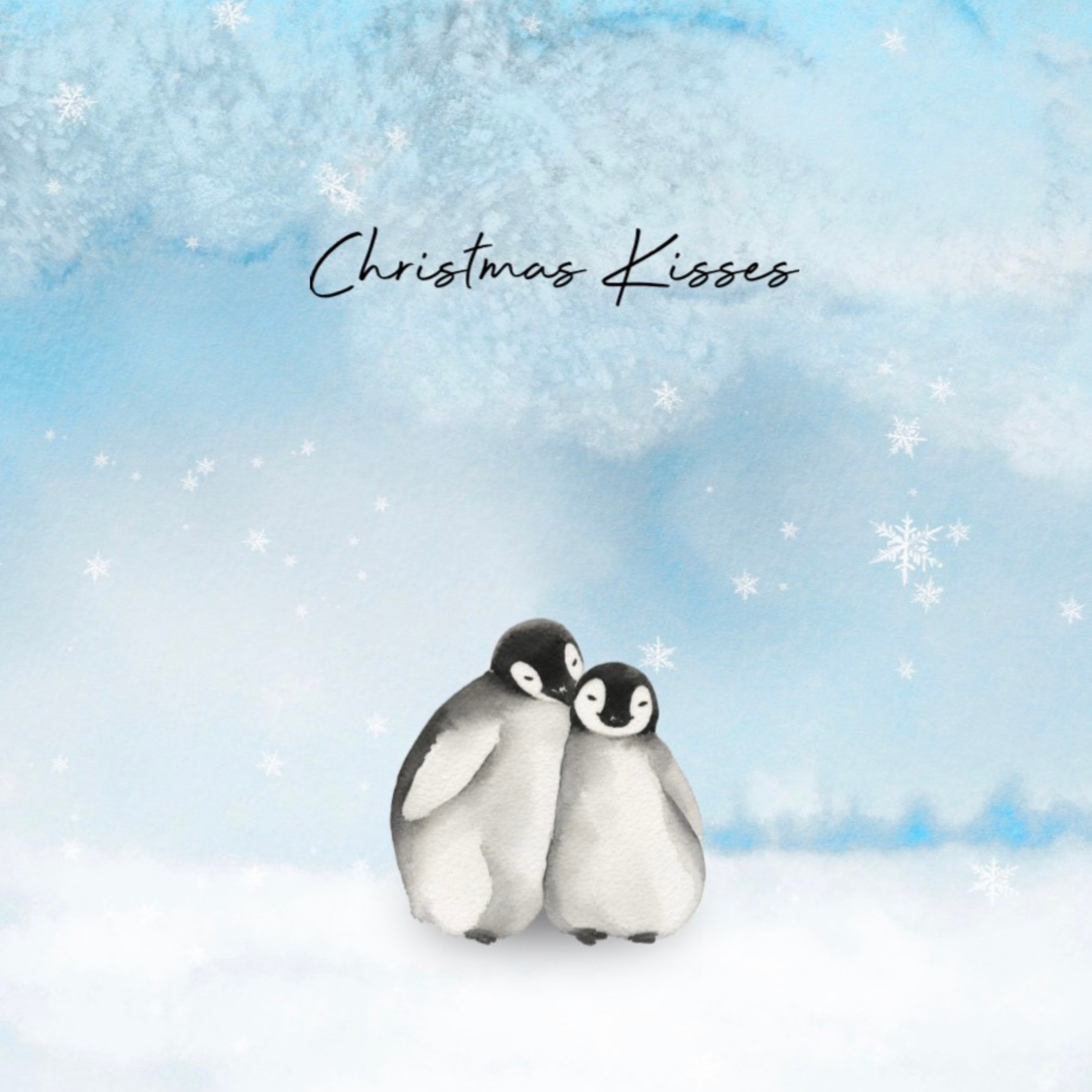 Petimo - Christmas Kisses Penguin Cute Christmas Card