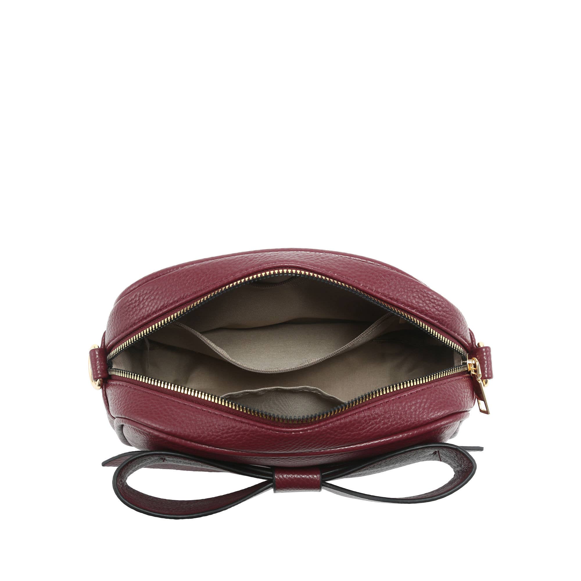 Beau Light Khaki Crossbody Bow Bag
