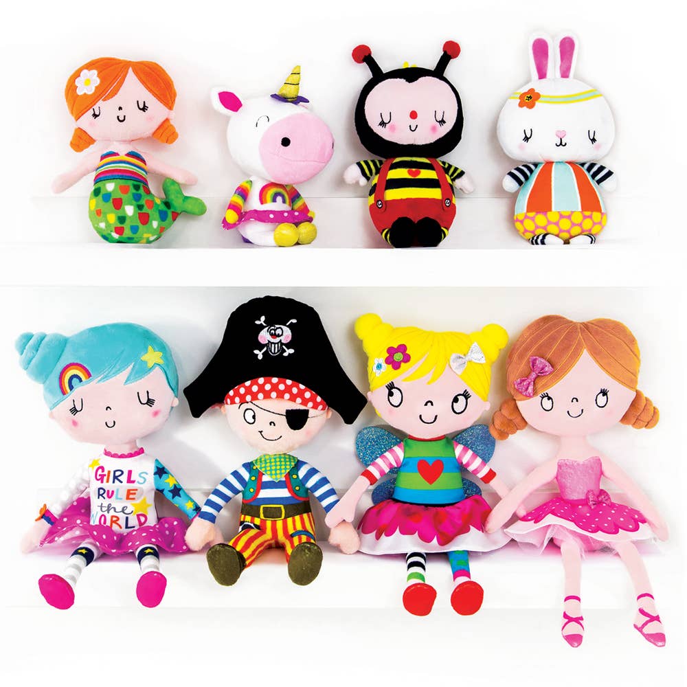 Rachel Ellen Designs - 17cm Plush Soft Toy - Buzzbert Bee