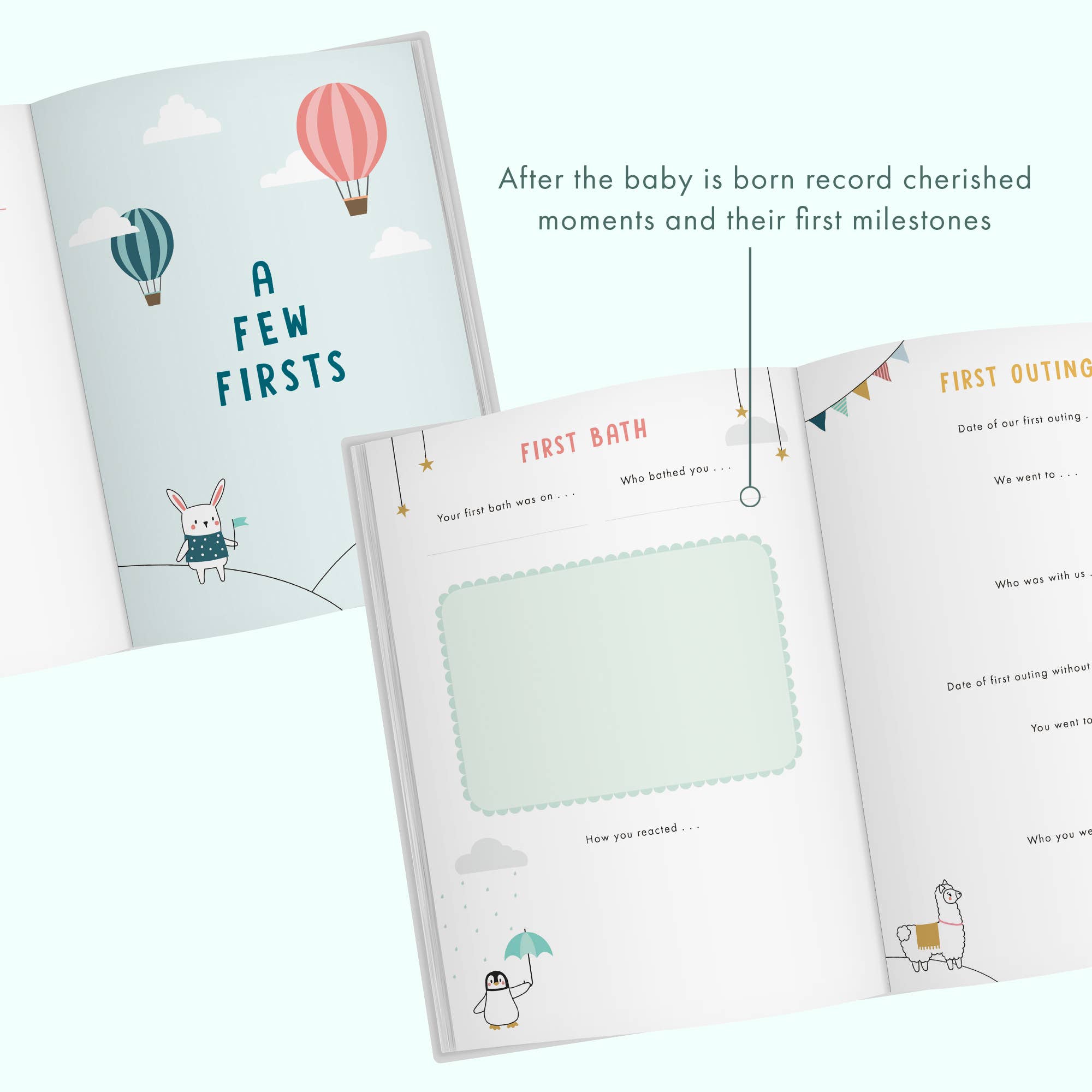 FROM YOU TO ME Meaningful Gifts - Bump to Birthday Pregnancy Journal | Pregnancy Keepsake