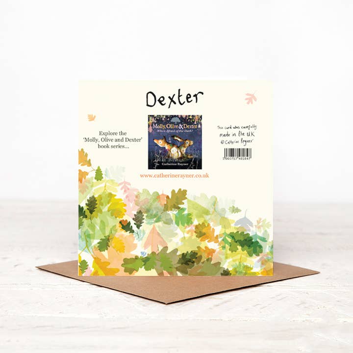 Catherine Rayner - Dexter Fox Birthday Card
